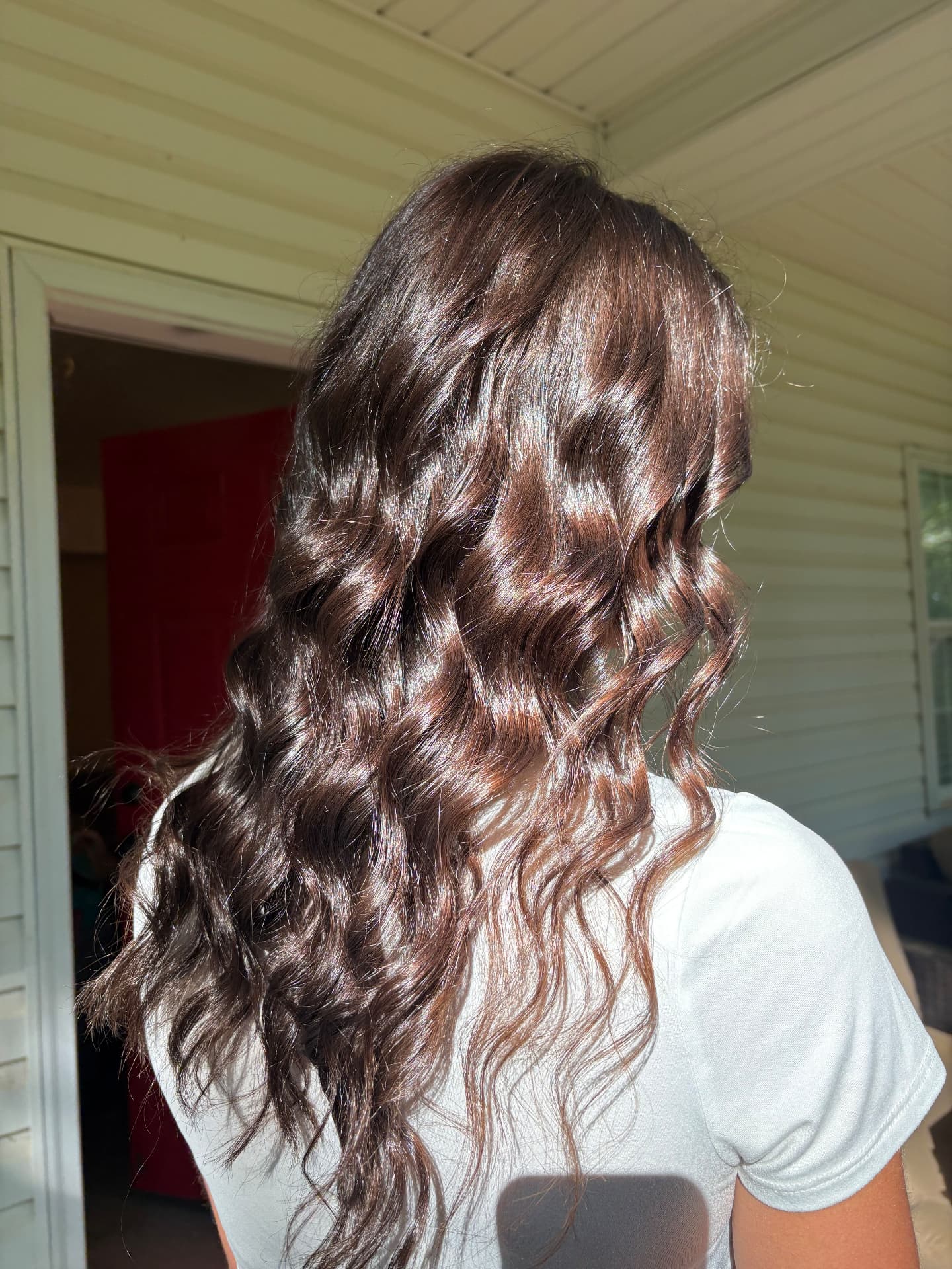 Hair color work by Payton