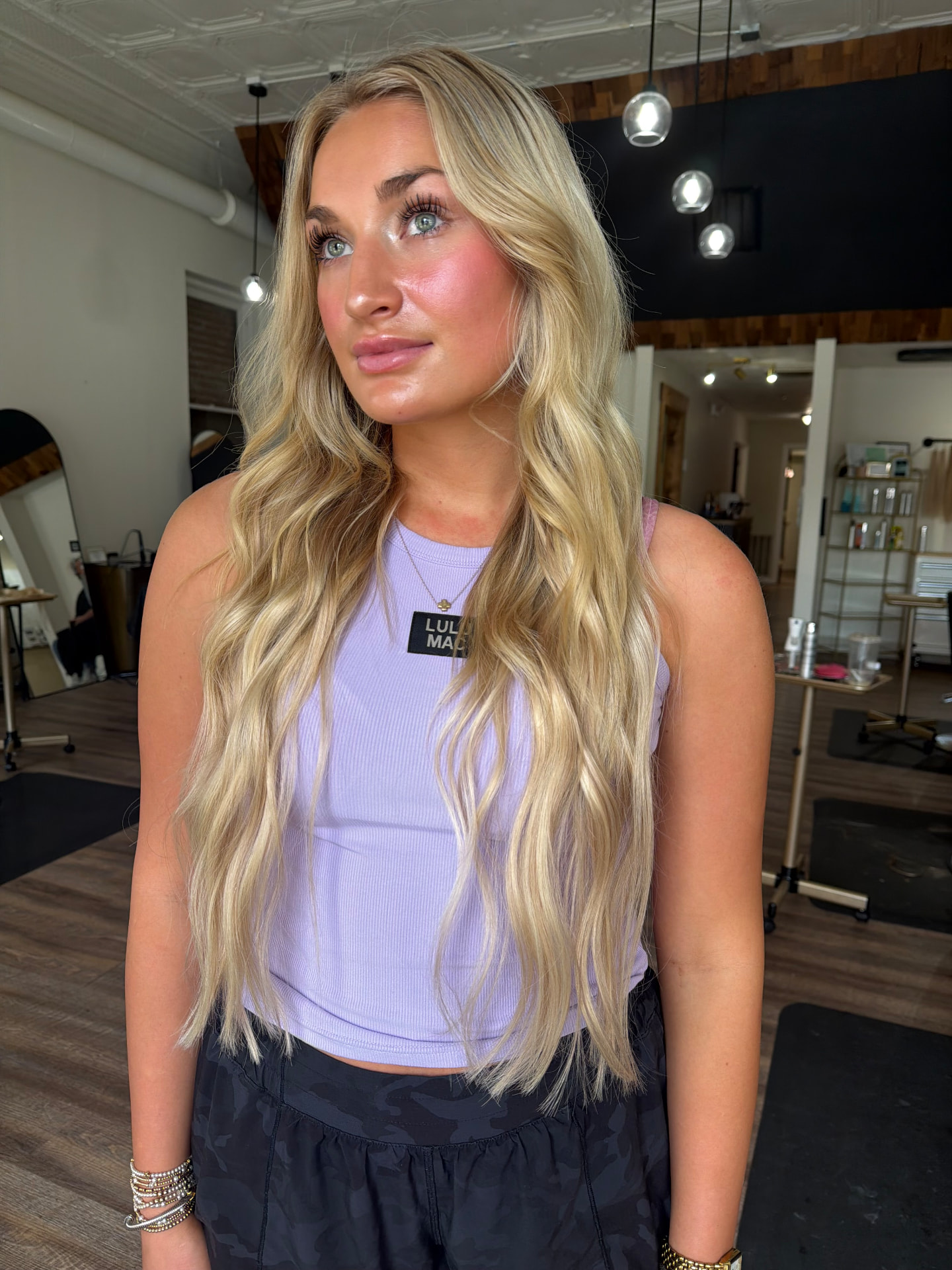Hair color work by Hailey