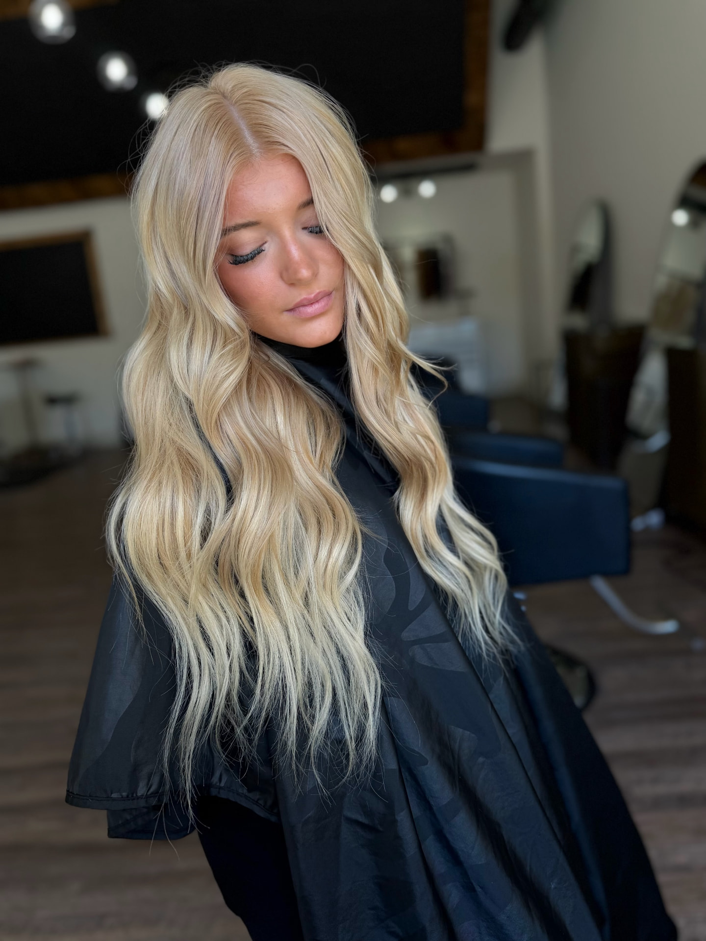 Hair color work by Grayce