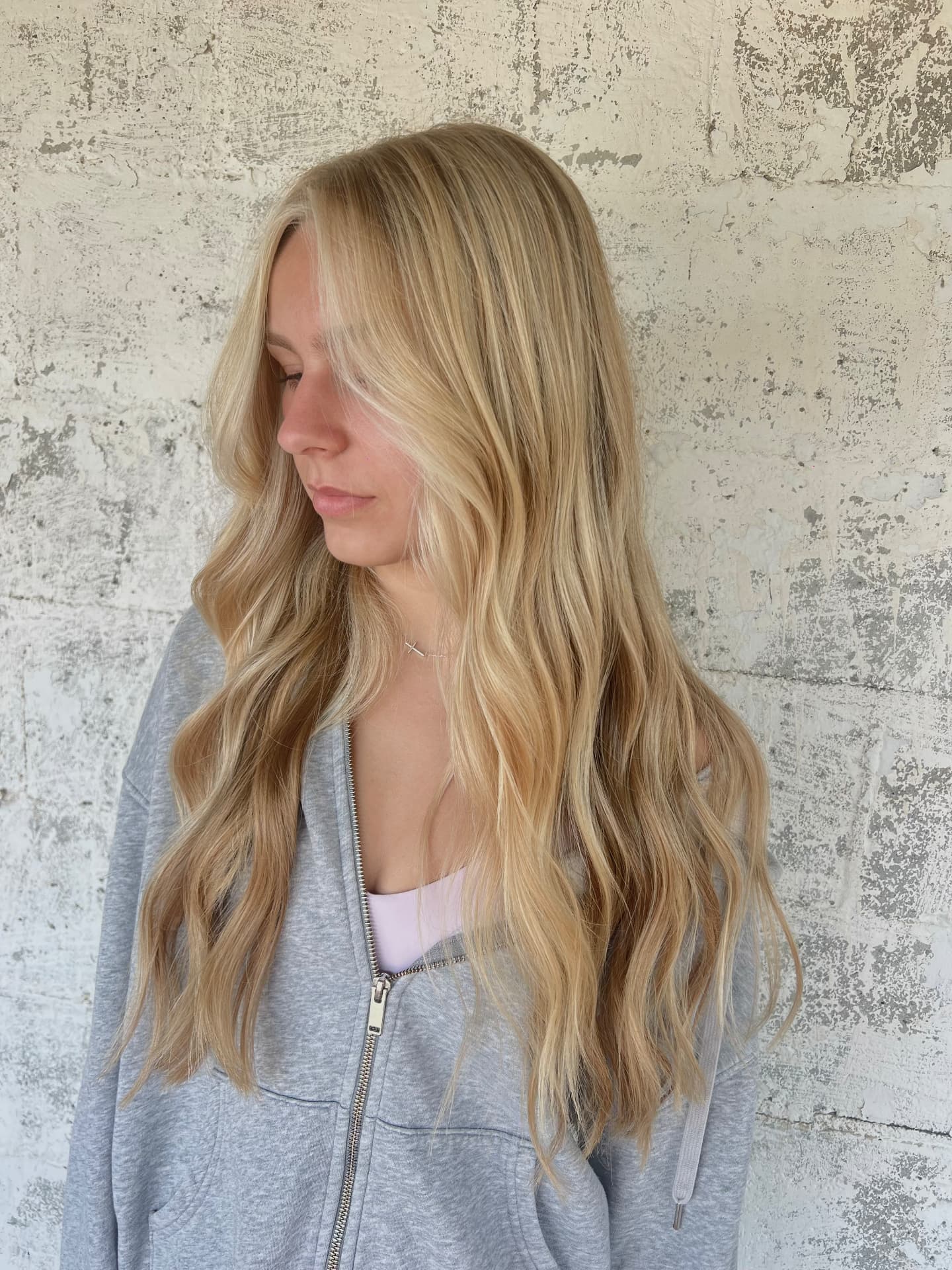 Hair color work by Hailey