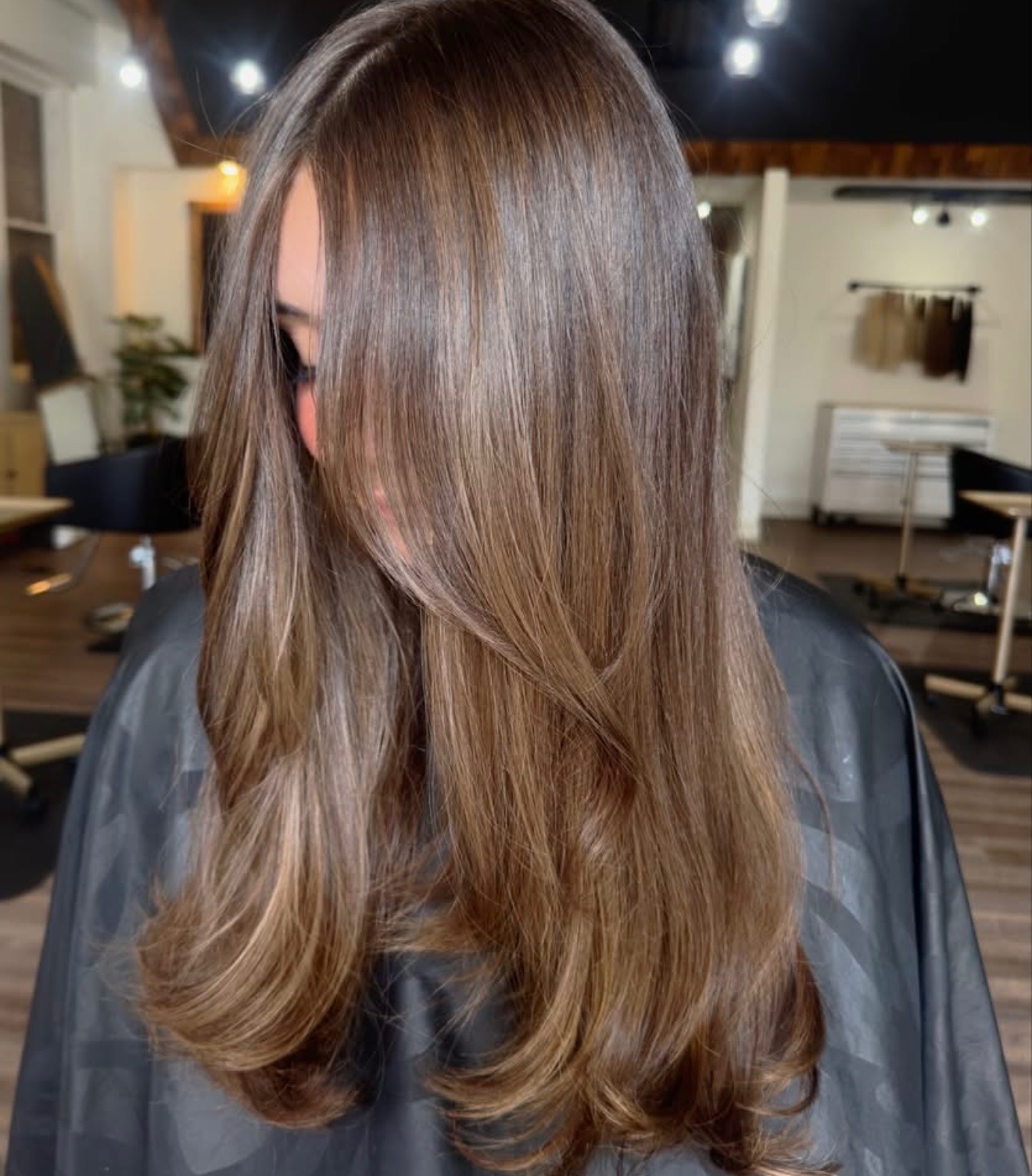 Hair color work by Grayce