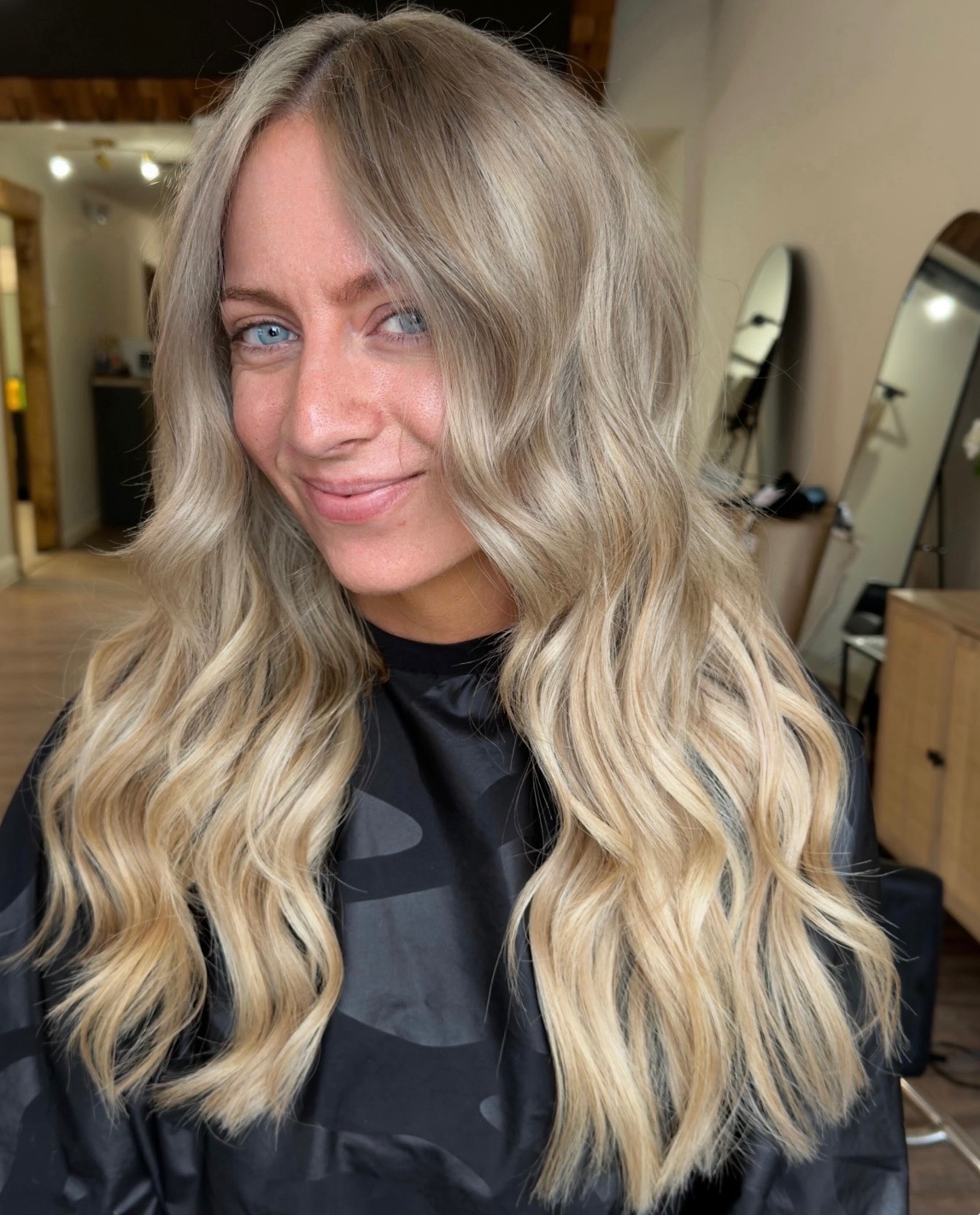 Hair color work by Grayce