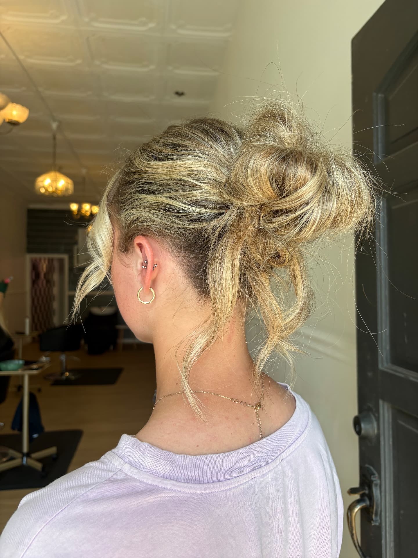 Hair color work by Payton